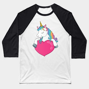 Unicorn Love Baseball T-Shirt